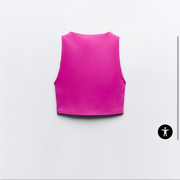 POLYAMIDE CROP TOP - Picture 2 of 2